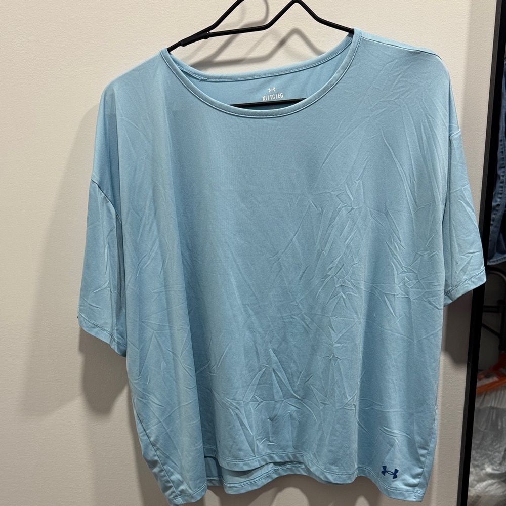 Under Armour Pale Blue Performance Tee